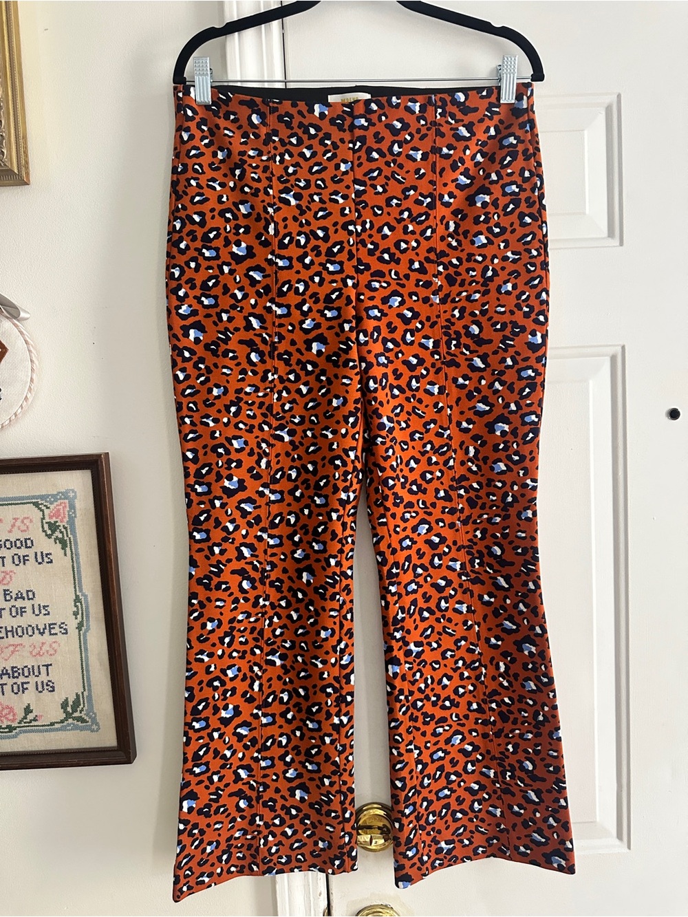 Anthropologie Maeve Leopard Cheetah Pants sz M